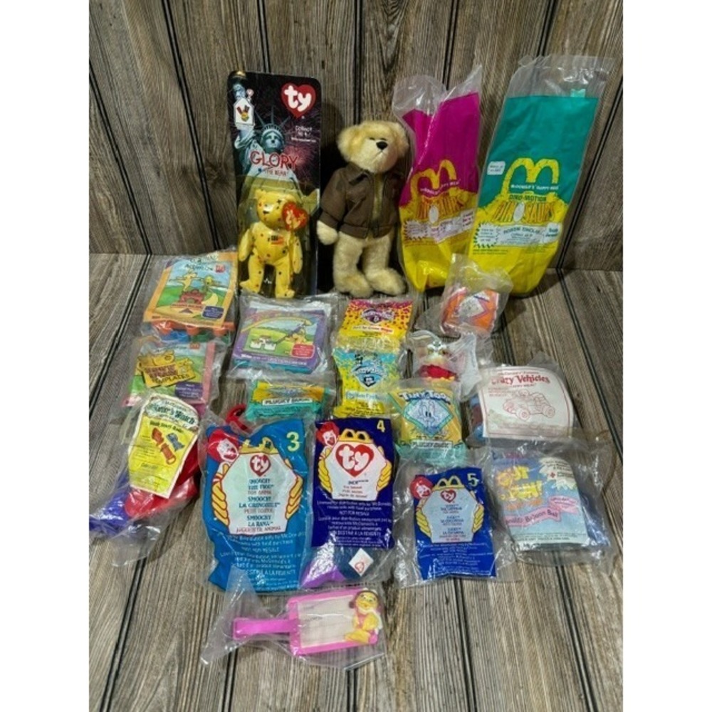 Lot of 20 Random Vintage McDonald's Happy Meal Toys